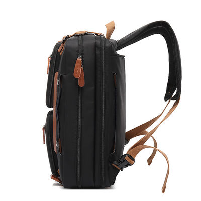 3 em 1 Mochila de viagem Mochila portátil Mochila preta Para Homens Adultos