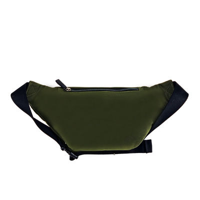 Saco de cintura de fanny de cor verde, de nylon Fanny, leve
