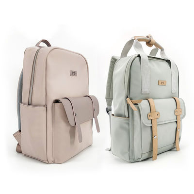 Saco de mochila de poliéster 210D com fecho de fecho ajustável