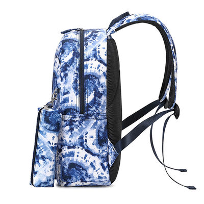 Mochila azul 3 em 1 Mochila escolar para adolescentes Mochilas com impressão digital