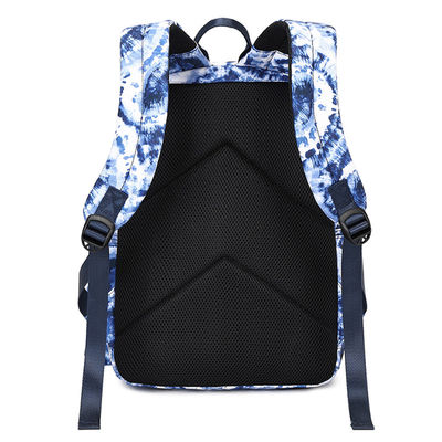 Mochila azul 3 em 1 Mochila escolar para adolescentes Mochilas com impressão digital