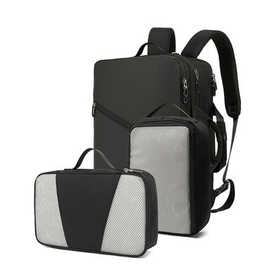 Mochila de 3 peças Mochilas para portáteis Mochilas para carteira de negócios Mochila multiuso