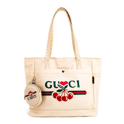 Canvas Digtal Impressão Crossbody Tote Bolsa de Mão Com Bolsa de Moedas
