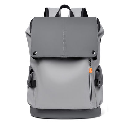 Mochila corporativa de computador portátil impermeável personalizada com material de poliéster invertido