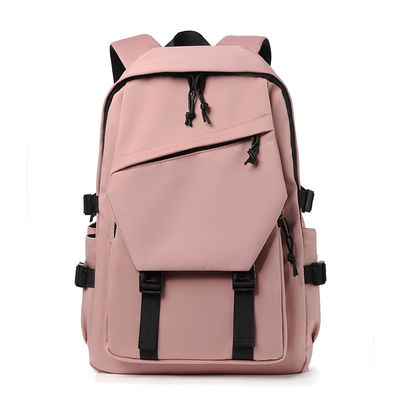 Mochila escolar multifuncional Mochila de material de nylon macio com fecho