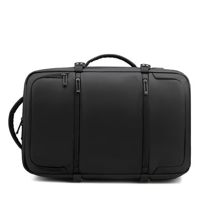 Mochilas de laptop pretas personalizadas com fecho de fecho leve