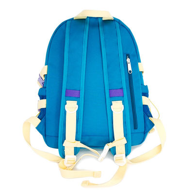 16L Capacidade Mochila de Nylon Suave Forro de Poliéster Com 2 Bolsos com Zipper