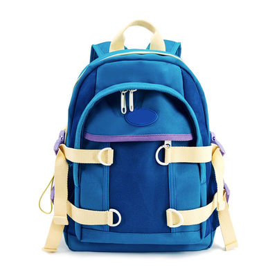16L Capacidade Mochila de Nylon Suave Forro de Poliéster Com 2 Bolsos com Zipper