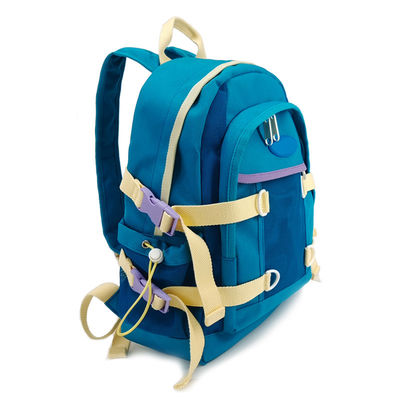 16L Capacidade Mochila de Nylon Suave Forro de Poliéster Com 2 Bolsos com Zipper
