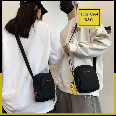 Bolsas de Crossbody de ombro preto personalizadas com revestimento de tecido ajustável