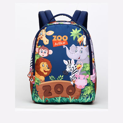 Mochila de poliéster leve, mochilas pequenas para crianças.