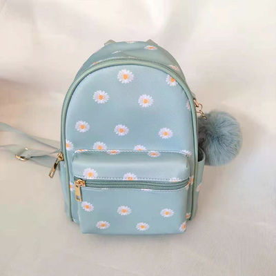 Mochila de laptop azul com fecho de fecho