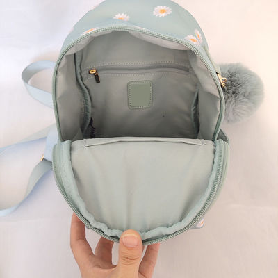Mochila de laptop azul com fecho de fecho