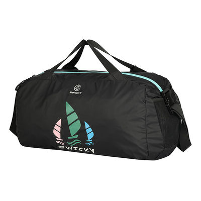 Bolsa de Nylon à prova d'água de cor preta com revestimento de poliéster