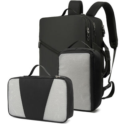 Saco de computador unisex mochilas, laptop preto mochila resistente à água