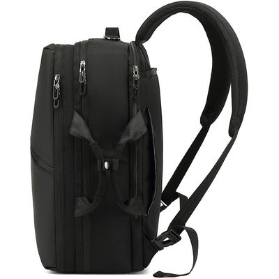 Saco de computador unisex mochilas, laptop preto mochila resistente à água