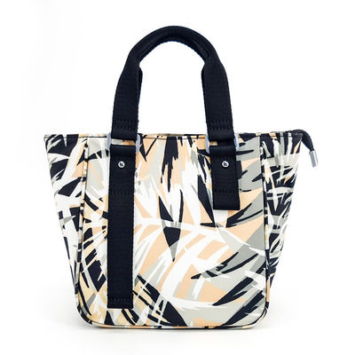 Saco de mão unisex Crossbody Tote com hardware de tamanho médio em tons dourados