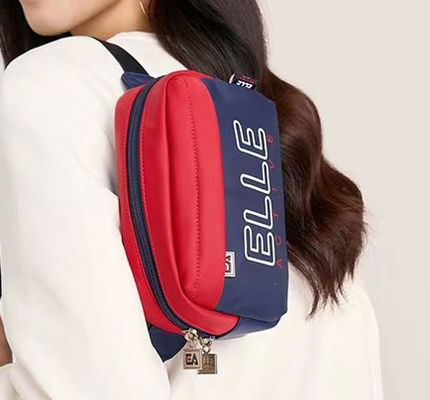 Nylon Fanny impermeável Hip Pack peso leve com fecho de fecho