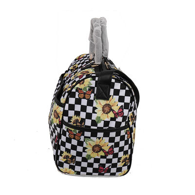 Saco de papel de nylon de forma oval resistente à água com 3 bolsos
