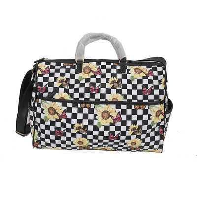 Saco de papel de nylon de forma oval resistente à água com 3 bolsos