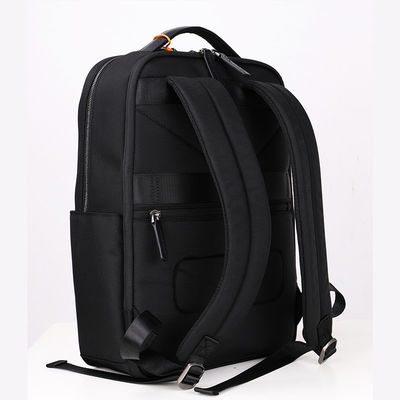 Saco de mochila com 3 bolsos com fecho mental revestido de poliéster 230D