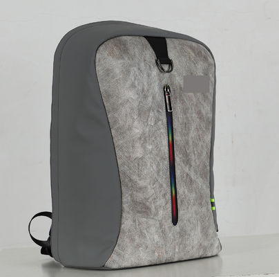 Saco de mochila Tote de tamanho médio Cor cinza Versátil Sustentável