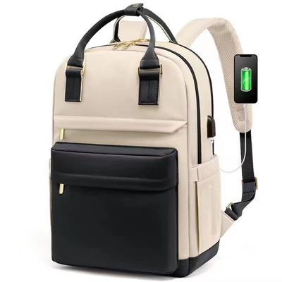 Saco de Mochila Unisex Casual Tote Material Oxford Com Carregamento USB