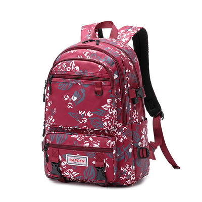 Mochila resistente à água de nylon macio com fecho de fecho ajustável