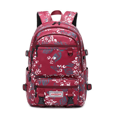 Mochila resistente à água de nylon macio com fecho de fecho ajustável