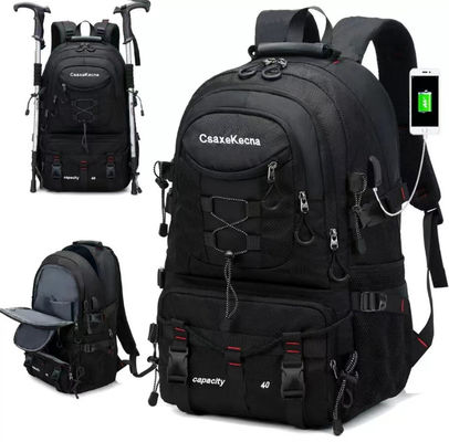 40L Grande Capacidade Leve Mochila de caminhada de bicicleta de caminhada de 23 polegadas