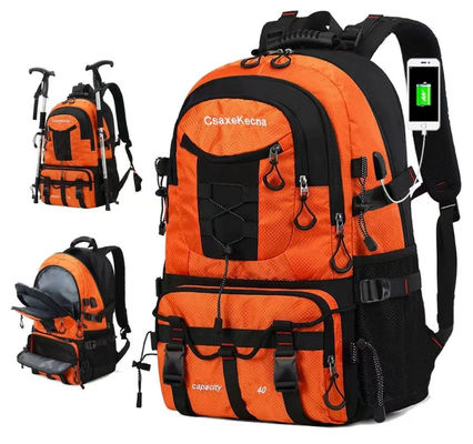 40L Grande Capacidade Leve Mochila de caminhada de bicicleta de caminhada de 23 polegadas