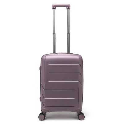 Conjunto de bagagem de PP rosa Carrinhos de bagagem de aeroporto Carrinhos de viagem com plataforma