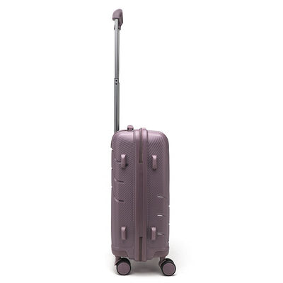 Conjunto de bagagem de PP rosa Carrinhos de bagagem de aeroporto Carrinhos de viagem com plataforma