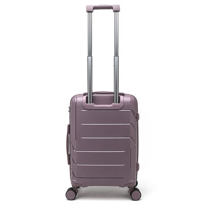 Conjunto de bagagem de PP rosa Carrinhos de bagagem de aeroporto Carrinhos de viagem com plataforma