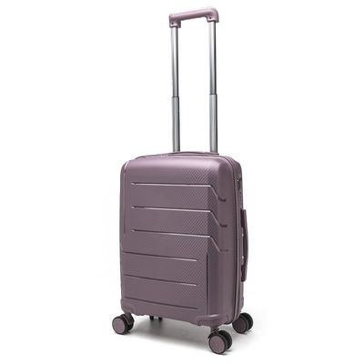 Conjunto de bagagem de PP rosa Carrinhos de bagagem de aeroporto Carrinhos de viagem com plataforma