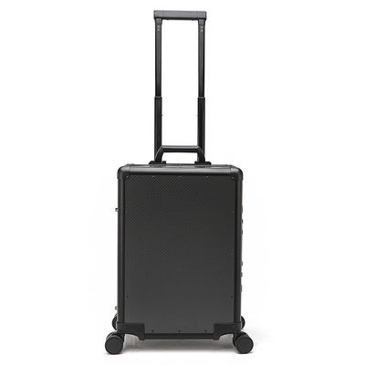 Unisex CFRP equipagem de viagem Trolley Spinner Alumínio maleta conjunto