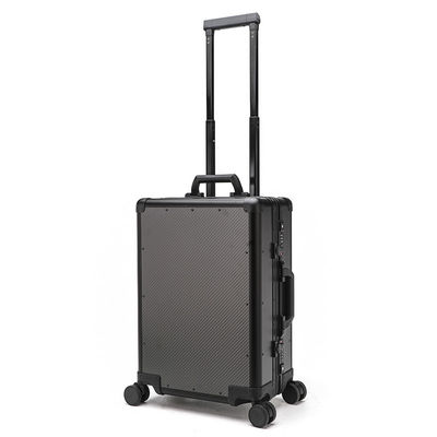 Unisex CFRP equipagem de viagem Trolley Spinner Alumínio maleta conjunto