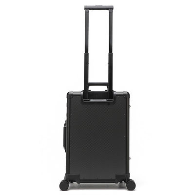 Unisex CFRP equipagem de viagem Trolley Spinner Alumínio maleta conjunto