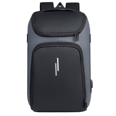 Sem logotipo Pronto mercadorias Mochila de laptop preto Mochila complicada e luxuosa