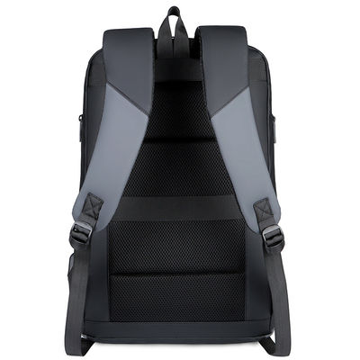 Sem logotipo Pronto mercadorias Mochila de laptop preto Mochila complicada e luxuosa