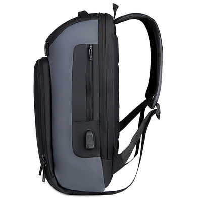 Sem logotipo Pronto mercadorias Mochila de laptop preto Mochila complicada e luxuosa