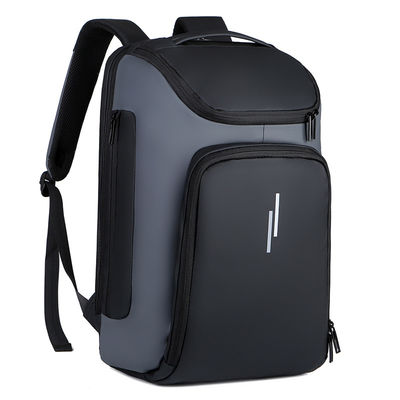 Sem logotipo Pronto mercadorias Mochila de laptop preto Mochila complicada e luxuosa