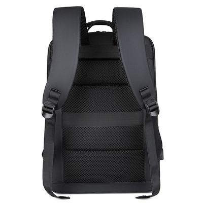 15.6&quot;Tecido à prova d'água Mochila de portátil preta Negro