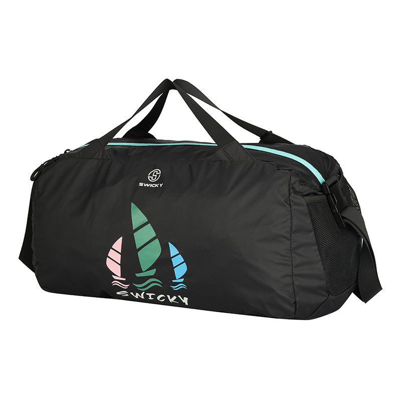 Bolsa de Nylon à prova d'água de cor preta com revestimento de poliéster